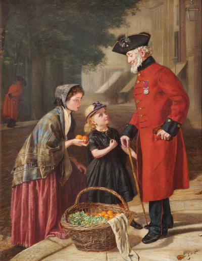 The Orange Sellers by J. Wighton